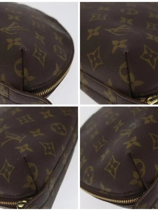 LOUIS VUITTON Monogram Trousse Demi Ronde Cosmetic Pouch M47520 LV Auth BD1455 - Picture 15 of 15
